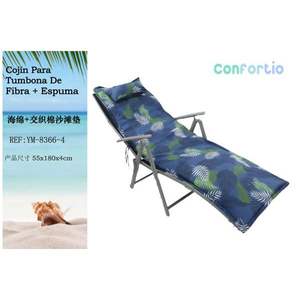 Tappetino da Spiaggia in Cotone Intrecciato 55x180cmx4cm-4 con Cuscini e Cuscino per il Collo in Spugna - Product Image 3