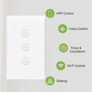 Zigbee Fan Switch AC 100-240V With Timing Function For Smart Home Control - Product Image 3