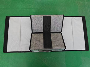 Organisateur de draps pliable, cube de rangement pour draps, housses de couette et taies d'oreiller - Product Image 3