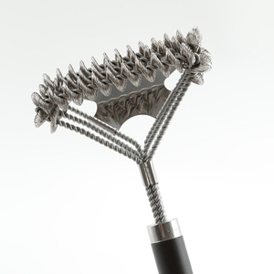 Brosse de nettoyage de grille de <span class=keywords><strong>jante</strong></span> résistante à la chaleur amovible en acier inoxydable à crochet gratuit personnalisé - Product Image 3