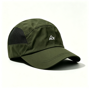 Gorra Deportiva Unisex de 5 Paneles de Lona de Secado Rápido, Ligera, con Protección UV, para Senderismo, Ciclismo, Campamento, con Logotipo ACE Personalizado - Product Image 2