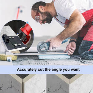 Herramienta de biselado para amoladora angular de 45 grados, para amoladora neumática tipo 100, modelo profesional de acero - Product Image 4