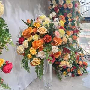 SPR mode fête de mariage anniversaire bébé douche hôtel <span class=keywords><strong>maison</strong></span> fleur boules événement Table pièce maîtresse fleur artificielle pour la décoration - Product Image 2