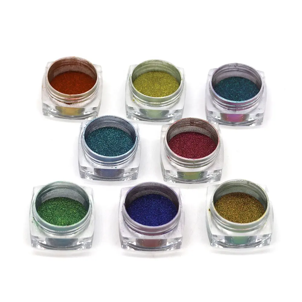 Poudre de pigment pour ongles Duochrome, poudre de pigment pour ombre à paupières
