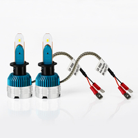 Mini MI2 50W LED Sistema de iluminación automática 5000lm H1 H3 H4 H7 H11 9005 9006 Proyector láser de largo alcance Faro para automóviles