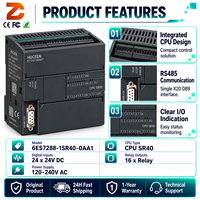 Siemens 6ES7288-1SR40-0AA1 SIMATIC S7-200 SMART CPU SR40 AC/DC/Relé PLC 24DI 16DQ 2A Módulo Controlador Industrial Compacto