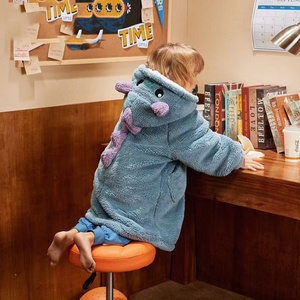<span class=keywords><strong>Pigiama</strong></span> in Flanella <span class=keywords><strong>con</strong></span> Stampa Animalier per Bambini, Traspirante, Autunno/Inverno, Taglia Media/Grande, Set Invernale per Bambini <span class=keywords><strong>con</strong></span> <span class=keywords><strong>Dinosauri</strong></span> - Product Image 6