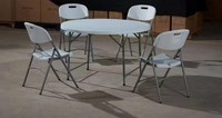 Chaises de jardin pliantes en plastique blanches de haute qualité, imperméables, portables, pour événements et mariages, 45*45*80cm, vente en gros