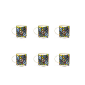 Set di 6 tazzine da caffè espresso in porcellana Excelsa Acapulco multicolore da 10 cl, tazze in ceramica - Product Image 1