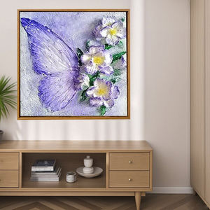 Akrilik boya şövale ile doku boyama DIY malzeme çantası DIY akrilik kuvars kum boyama kiti oyuncak malzeme paketi - Product Image 5