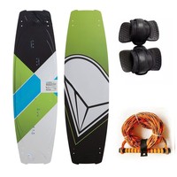 Planche de kitesurf en fibre de carbone verte et EPS, rigide, pour entraînement adulte, style influenceur, transfrontalière