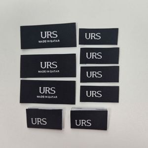 Custom High Quality Clothing <b>Label</b> Customized 100% Polyester Garment Woven Neck Collar <b>Labels</b> - Product Image 2