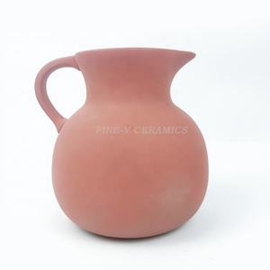 Pot <span class=keywords><strong>en</strong></span> céramique rouge avec logo personnalisé, glaçure argileuse, refroidissement, grande capacité, pot <span class=keywords><strong>en</strong></span> <span class=keywords><strong>terre</strong></span> <span class=keywords><strong>cuite</strong></span> pour le lait - Product Image 1