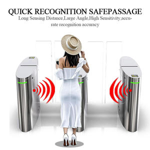 금융기관을 위한 품질 인증 지원 스윙 암 게이트 지문 인식 개찰구 - Product Image 6