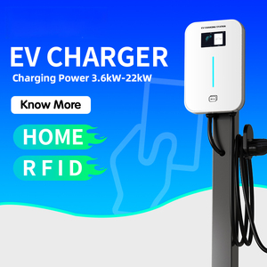 Nouvelle borne de recharge murale GBT AC 7 kW, station de recharge rapide pour véhicules électriques, chargeur mural 32A, indice de protection IP65, avec application, garantie 1 an - Product Image 4
