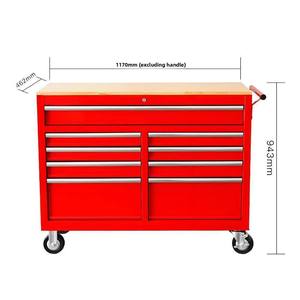 OEM/ OBM Chinese Manufacturer 10 <b>Drawers</b> Heavy Duty Waterproof Anti-Theft Workshop <b>Tool</b> Cabinet for Garage - Product Image 2