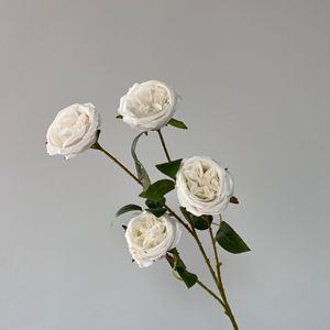 Lychee Rose Artificial <b>Flower</b> <b>Single</b> Branch Silk High Simulation Wedding Decoration - Product Image 3