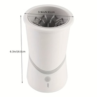 Nettoyeur de pattes d'animaux portable à un clic, brosse douce en ABS, pour chiens et chats, intérieur/extérieur, salle de bain, rechargeable, pour nettoyer les pattes boueuses