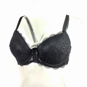 Set di Lingerie Sexy da Donna con Reggiseno Floreale in Pizzo Ricamato e Slip, Taglie Plus, Reggiseno con Ferretto e Imbottitura - Product Image 3