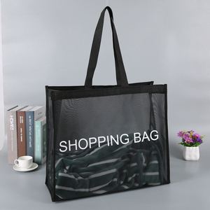 Custom small eco friendly reusable produce organic 100% cotton fruit net mesh shopping bag
