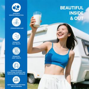 Collagène organique de haute qualité personnalisé, extraits de plantes, soutient la santé des cheveux et des ongles pour les hommes et les femmes, collagène - Product Image 3