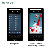 Thinmoo Android 10.1-Inch Pengenal Wajah Video Door Phone Kontrol Akses Luar Ruangan Biometrik Layar 1080P Kecerahan Tinggi Cloud