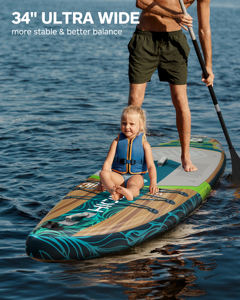 บอร์ดยืนแบบสูบลมได้ทำจากไม้กระดานโต้คลื่นสองชั้นอุปกรณ์สำหรับการแข่งขันกระดานโต้คลื่น - Product Image 4