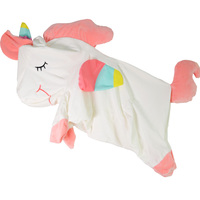 Vente en gros de peluches de licorne arc-en-ciel, poupée géante en peluche licorne non peluchée, jouet en peluche licorne personnalisé