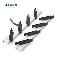 Lames en aluminium de haute qualité Jalousie Persienne Vente intérieure Ventilation à persiennes Cadres de fenêtres
