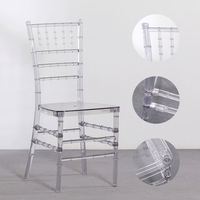 Moderner Luxuriöser Transparenter Designer-Freizeitstuhl Bankett-Hochzeits-Heim-Möbel Hotel Acryl-Esszimmerstuhl Hochzeitsstühle