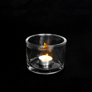 Kaca bening doa berkat botol lilin dengan tutup beraroma doa lilin berkat dalam wadah kaca kosong dekorasi dalam ruangan luar ruangan - Product Image 1