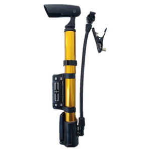 Mini pompe à vélo en aluminium, pompe à air manuelle, Portable et légère, pour vélo de montagne, couleur bleue, Qt 0006 - Product Image 3
