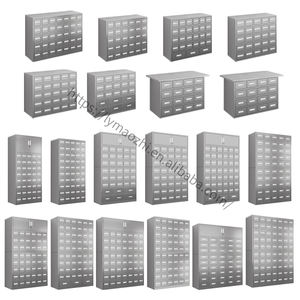 Armoire de <span class=keywords><strong>rangement</strong></span> en acier inoxydable TCM à 35 tiroirs pour noix, amandes, 105 sortes d'herbes, pharmacie, mobilier d'hôpital - Product Image 6