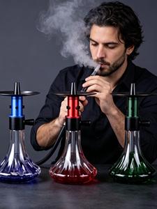 <span class=keywords><strong>Chicha</strong></span> robotisée personnalisée pour fumer, style Dubaï, avec foyer en argile russe - Product Image 2