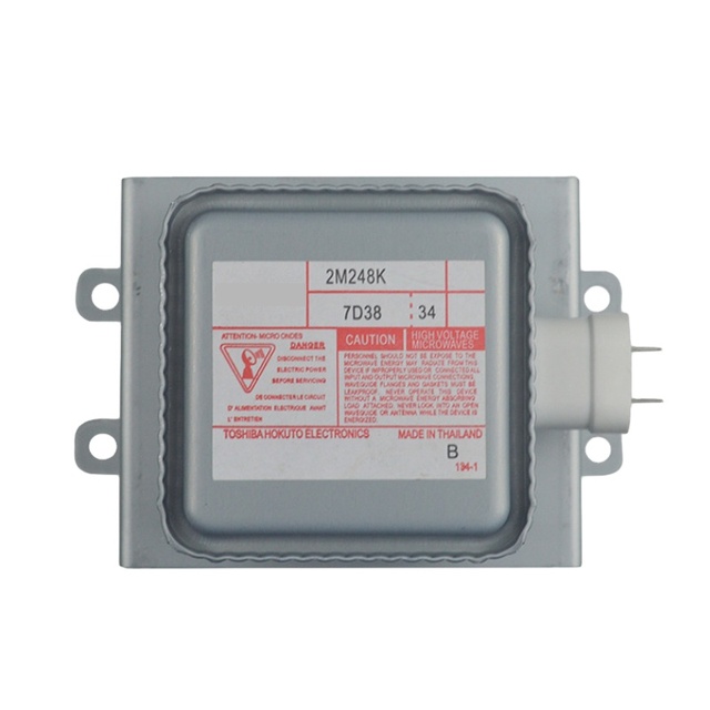 New Microwave Oven Magnetron Suitable for Toshiba 2M248K 7D38 Miniature Aluminum Magnetron Industrial Microwave Equipment