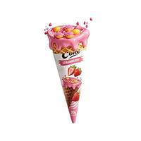Cône au chocolat Bestar saveur fraise 20g – Vente en gros de bonbons en vrac pour enfants – Approvisionnement direct usine