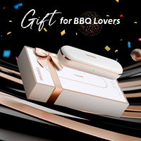 INKBIRD INT-11S-B termometer daging Bluetooth banyak sensor, pengukur suhu untuk memasak Bbq makanan