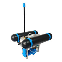 Scooter sous-marin, véhicule de propulsion pour plongeurs (DPV) avec système d'alimentation en air pour la plongée à la nage libre (hookah) et la plongée sous-marine commerciale.