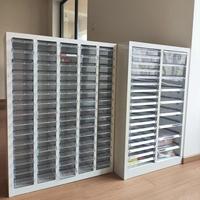 Armoire de rangement métallique anti-poussière personnalisée à 75 tiroirs avec tiroirs transparents, organisateur de pièces Lego pour la maison et la salle de loisirs