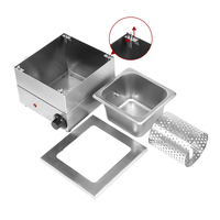 Machine à rouler le beurre électrique en acier inoxydable, 250W, grande capacité, chauffée, écologique, pour hôtels et restaurants, vente en gros d'usine