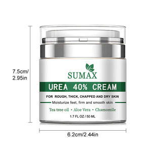 Sumax Private Label <span class=keywords><strong>Urea</strong></span> <span class=keywords><strong>40</strong></span>% <span class=keywords><strong>Crema</strong></span> para pies 50g Hidratante Eliminación de pies Cuidado de la piel muerta Mujeres Hombres <span class=keywords><strong>Crema</strong></span> para pies - Product Image 3