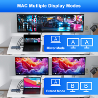 Certificado Thunderbolt 4 13 en 1 USB 4,0 40Gbps DP 8K30Hz USB C 13 Puertos Estación de acoplamiento en stock