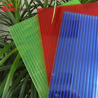 Plaque de polycarbonate alvéolaire 100% vierge, anti-UV, résistante aux chocs, transparente, pour couverture de serre