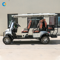 Voiturette de golf électrique Robetaa 2026, nouveau design, 6 places, homologuée CE, pour parcours de golf