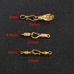 Colgante de acero inoxidable con forma de mano de Buda en S para hacer joyas DIY, formas mixtas H1696 - Product Image 3