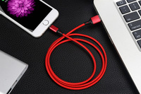 Câble USB 2.0 a Micro USB, gaine en nylon tressé, connecteurs nickelés, charge rapide 3A, certifié CE pour téléphone portable et ordinateur