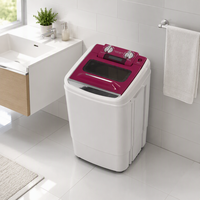 Mini Lave-linge Portable à Cuve Unique Électrique pour Chaussettes, Sous-vêtements et Vêtements de Bébé