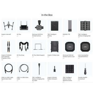 Drone caméra ultra grand angle plein format 8K 75fps ProRes RAW Inspire 3 Double ISO natif FPV Vidéo aérienne professionnelle pour la réalisation de films - Product Image 5