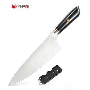 Professional Kitchen Knife Japanese 8 Inch High Carbon Stainless Steel Kitchen Chef Knife with Ergonomic G10 Handle