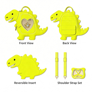 Sacs à main transparents de luxe pour femmes, personnalisables avec badges de personnages d'anime, porte-clés et kits en peluche, faible MOQ, vente en gros - Product Image 3